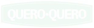 Logo da empresa Lojas Quero-Quero, na cor branca.