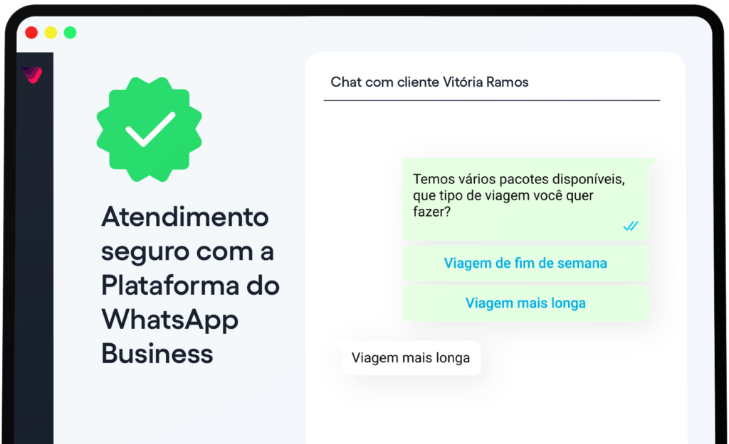 Atendimento segura com a plataforma do WhatsApp Business API